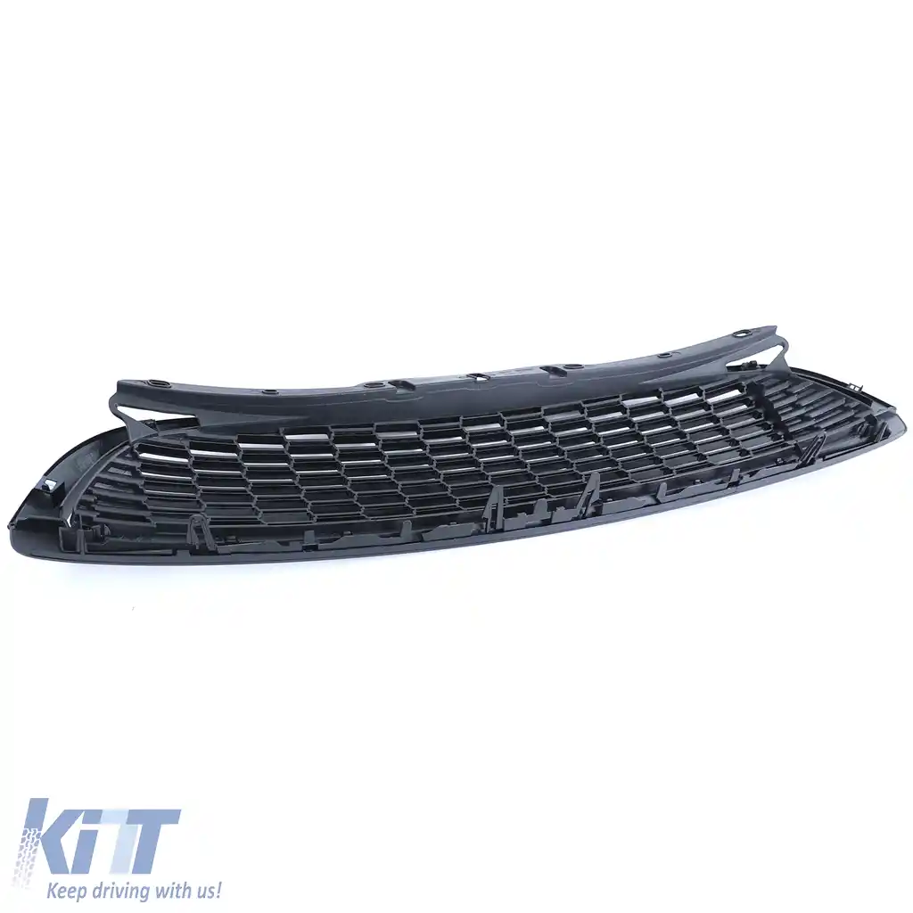 Set grilaj radiator 3 piese negru lucios, potrivit pentru Mini One Cooper JCW R56 R57 R58 R59-image-6197280