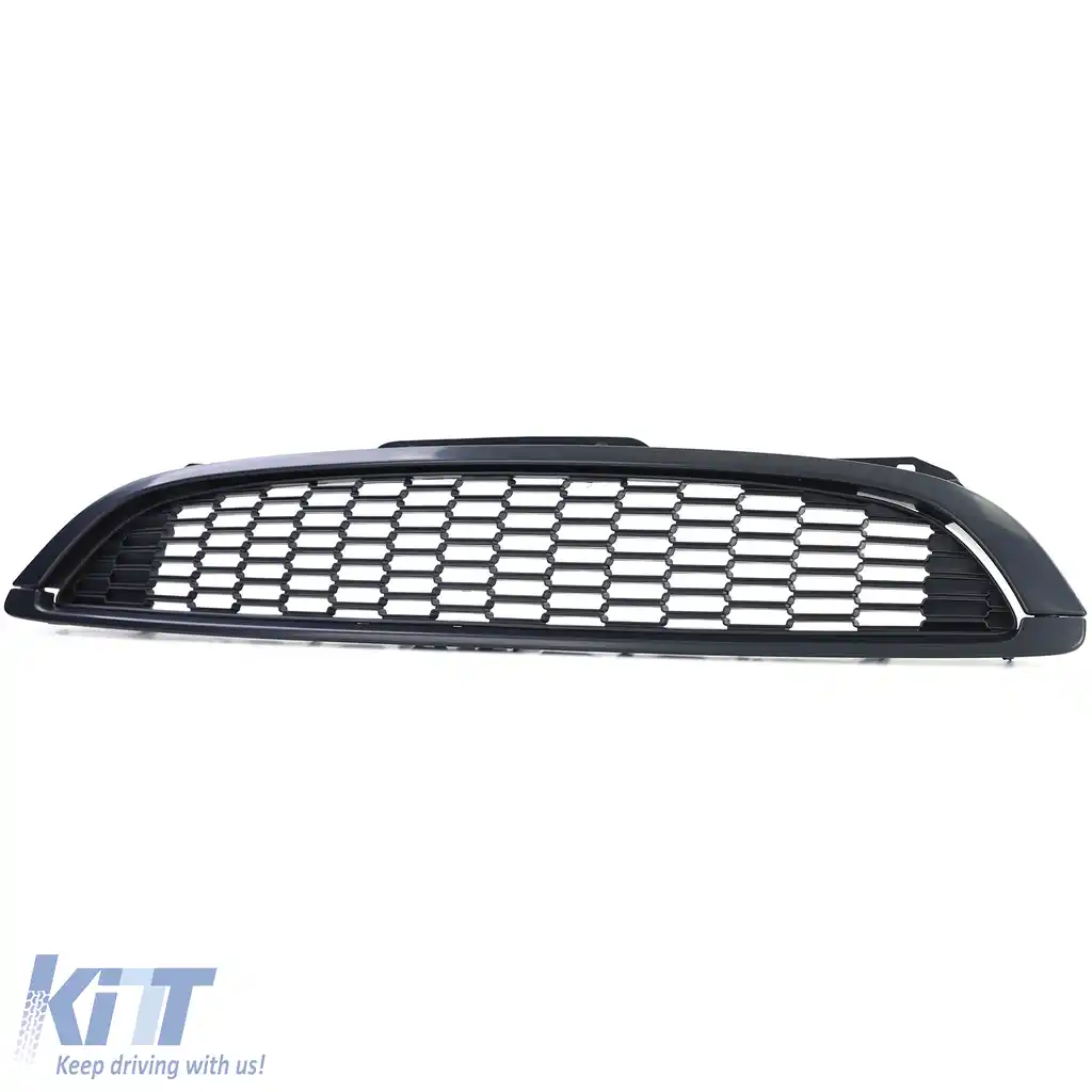 Set grilaj radiator 3 piese negru mat, potrivit pentru Mini One Cooper JCW R56 R57 R58 R59-image-6209622
