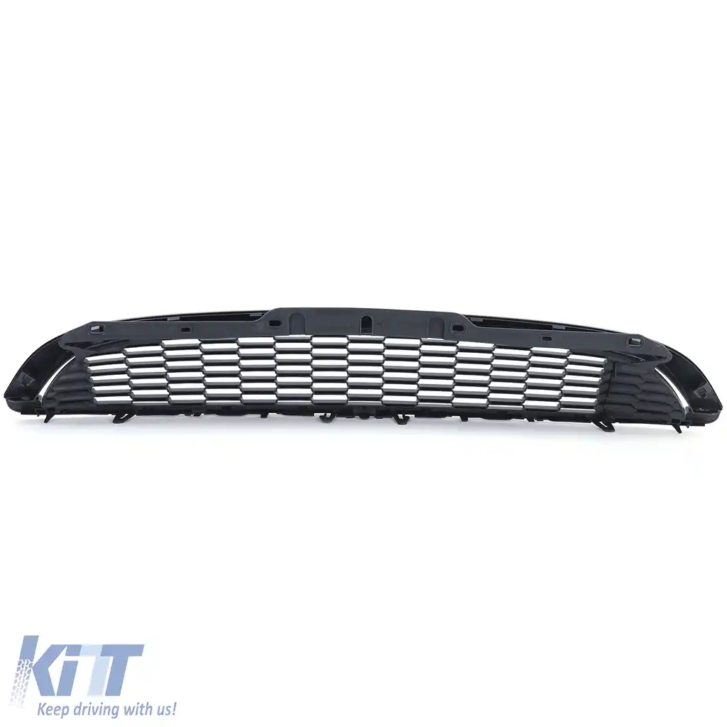Set grilaj radiator 3 piese negru mat, potrivit pentru Mini One Cooper JCW R56 R57 R58 R59-image-6209624