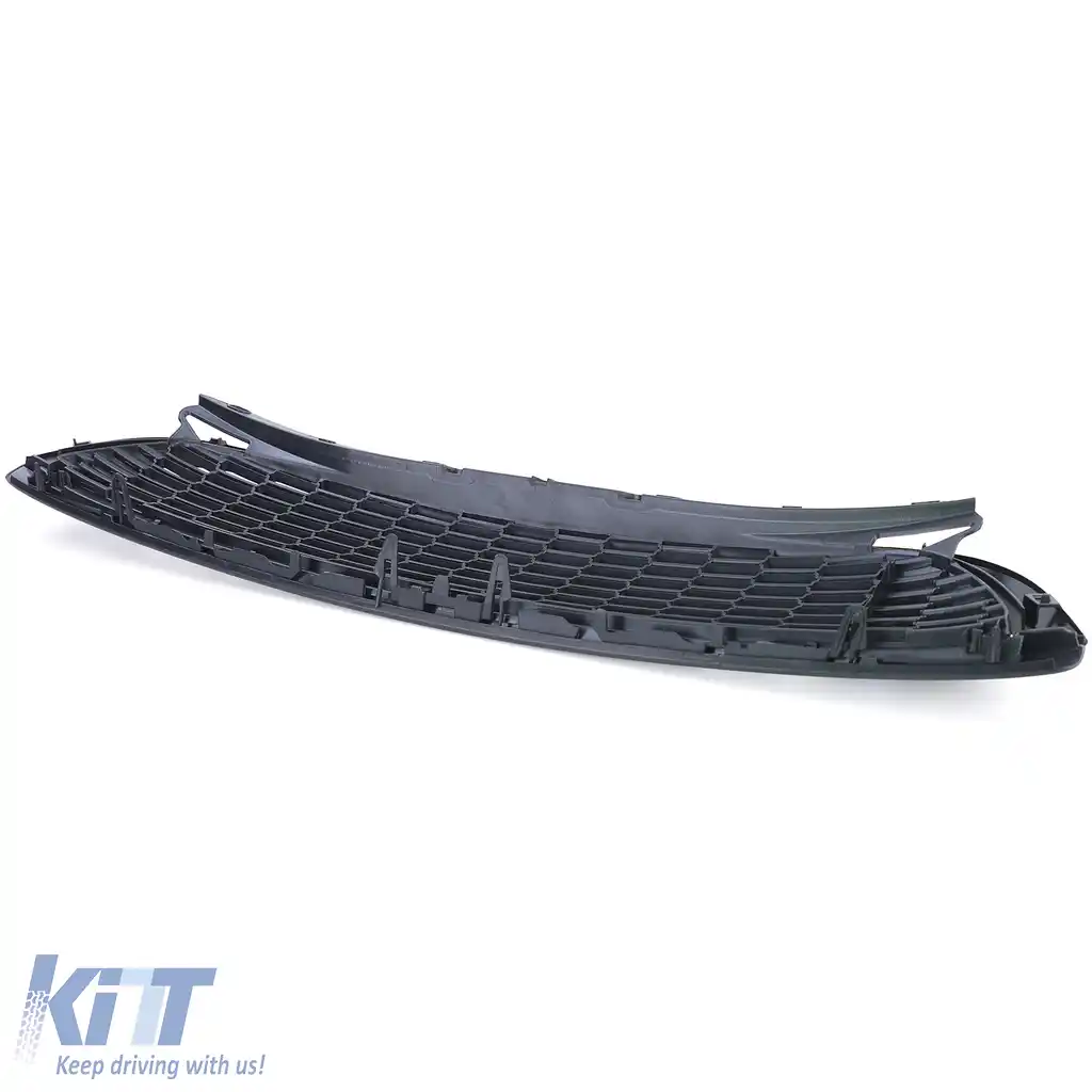 Set grilaj radiator 3 piese negru mat, potrivit pentru Mini One Cooper JCW R56 R57 R58 R59-image-6209626