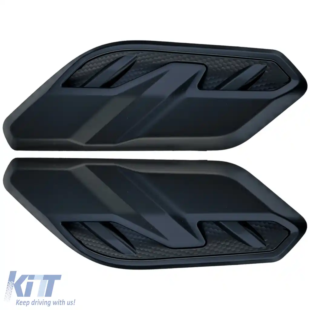 Set grile de ventilație pentru aripi, potrivit pentru Ford Ranger Raptor T9 din 2023, Negru-image-6328109