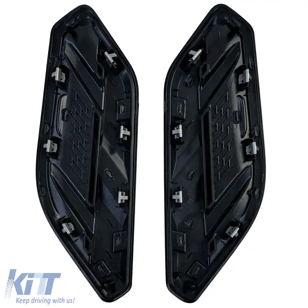 Set grile de ventilație pentru aripi, potrivit pentru Ford Ranger Raptor T9 din 2023, Negru-image-6328112