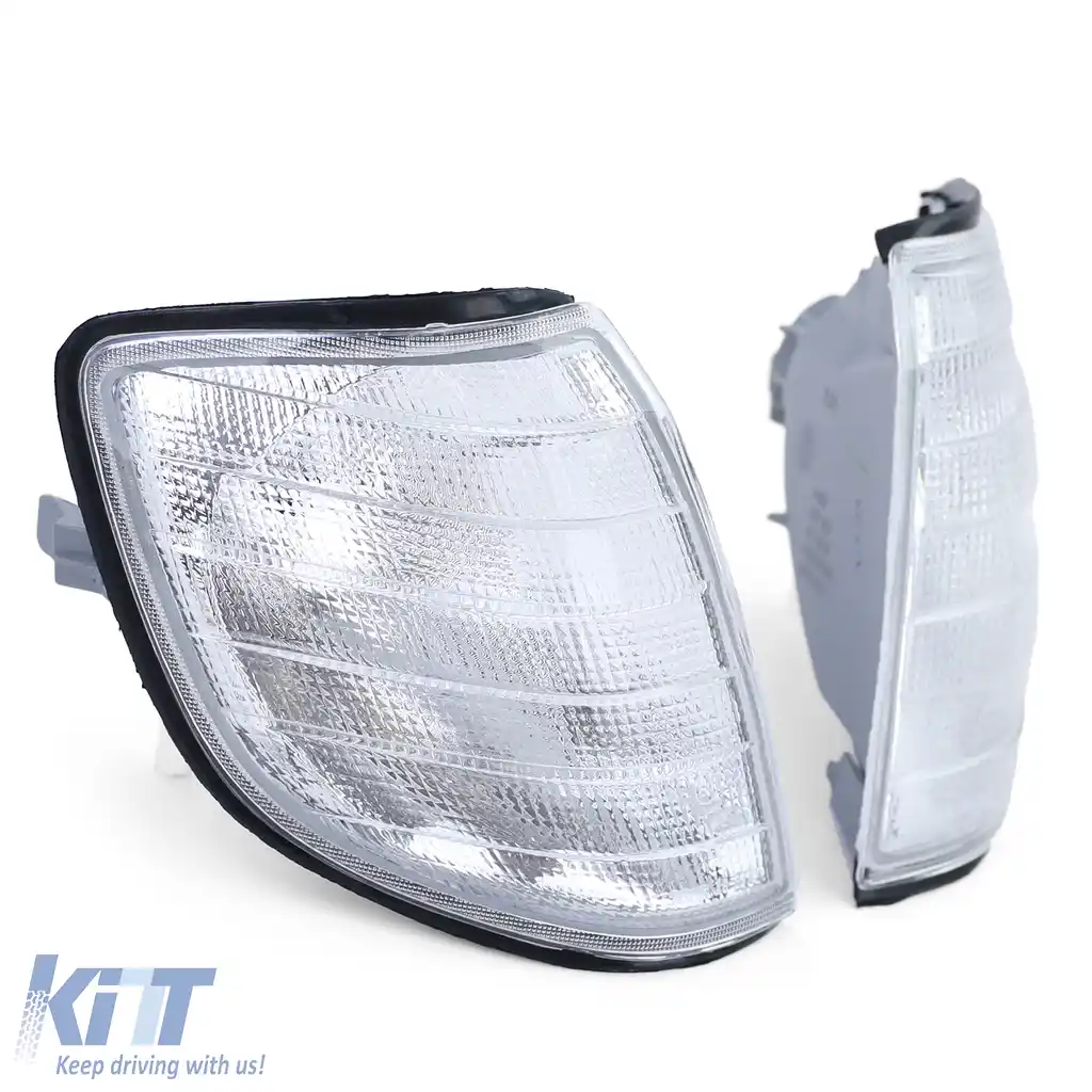 Set Indicator Alb Stânga Dreapta potrivit pentru Mercedes S Class W140 1991-1998-image-6193048