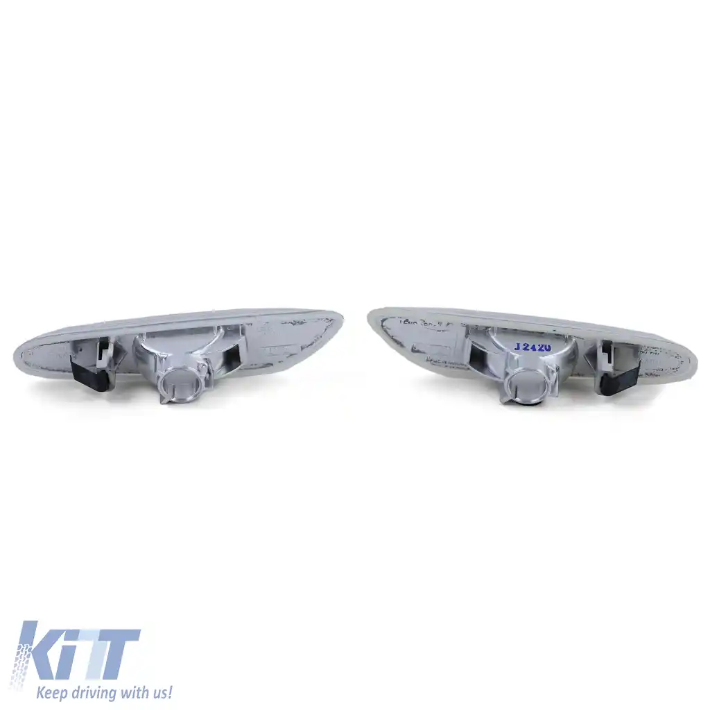 Set indicator lateral alb potrivit pentru BMW Seria 3 E90 E91 05-11 E92 E93 din 06 Seria 1 E82 E88-image-6264248