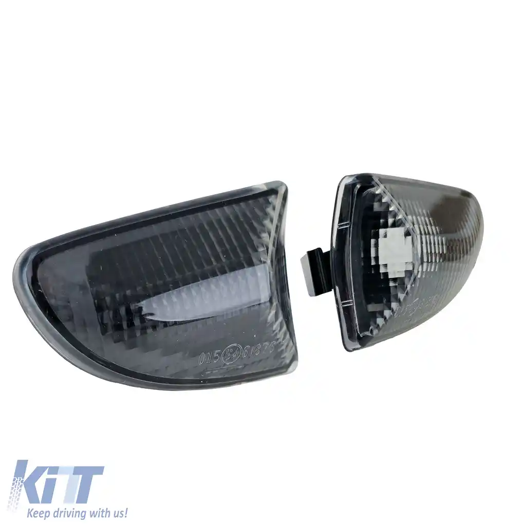 Set indicator lateral fum negru potrivit pentru Smart ForTwo Cabrio Coupe 451 2007-2015-image-6202082