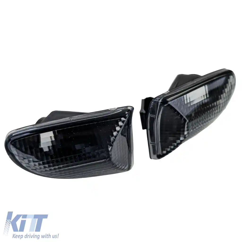 Set indicator lateral fum negru potrivit pentru Smart ForTwo Cabrio Coupe 451 2007-2015-image-6202083