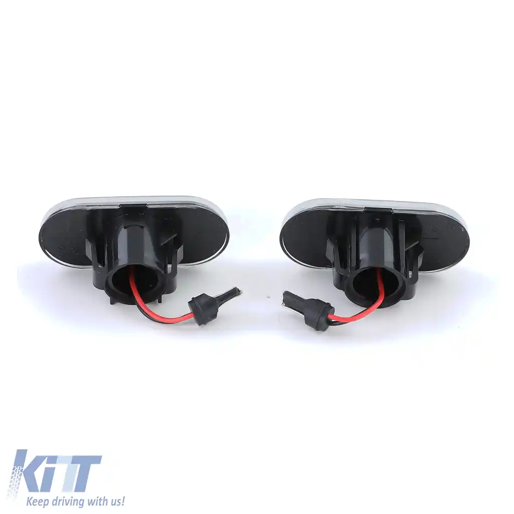 Set indicator lateral LED sticlă clară crom pentru Smart Fortwo 453 Coupe Cabrio din 2014-image-6191988