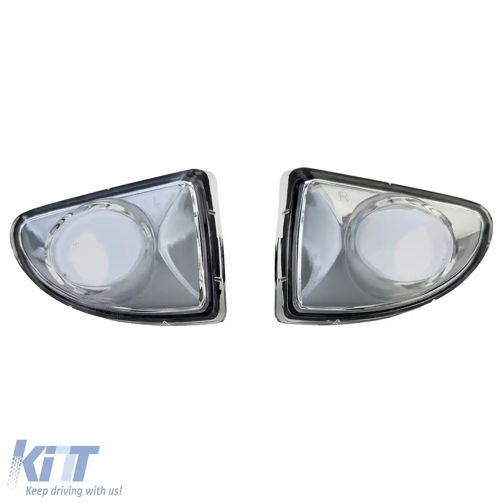 Set indicator lateral sticlă clară albă potrivit pentru Smart ForTwo Cabrio Coupe 451 2007-2015-image-6210440