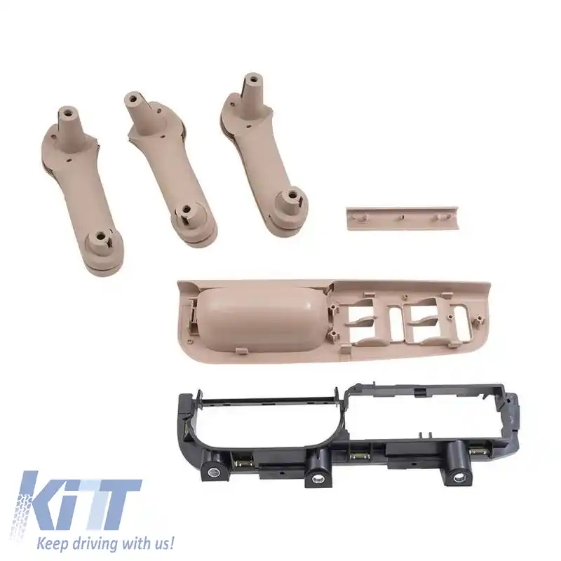 Set mânere interioare pentru uși potrivit pentru VW Golf 4 / Passat / Skoda Superb / Seat Alhambra / Ford Galaxy Bej 9 Piese-image-6325001