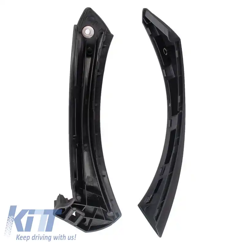 Set mânere uși (în interiorul mașinii) potrivit pentru Bmw 3 E90 05-11 Dreapta & Stânga Față & Spate 6 Pcs Negru-image-6307079