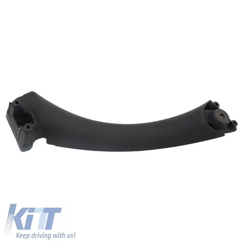 Set mânere uși (în interiorul mașinii) potrivit pentru Bmw 3 E90 05-11 Ușă din dreapta și din stânga față și spate 6 piese Negru-image-6308032