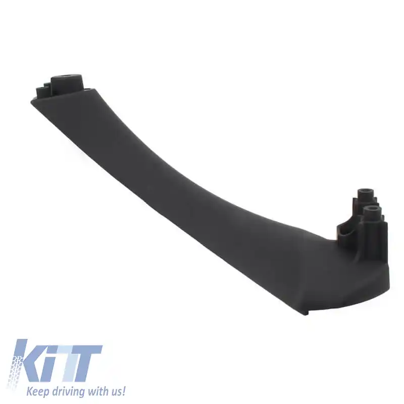 Set mânere uși (în interiorul mașinii) potrivit pentru Bmw 3 E90 05-11 Ușă din dreapta și din stânga față și spate 6 piese Negru-image-6308038