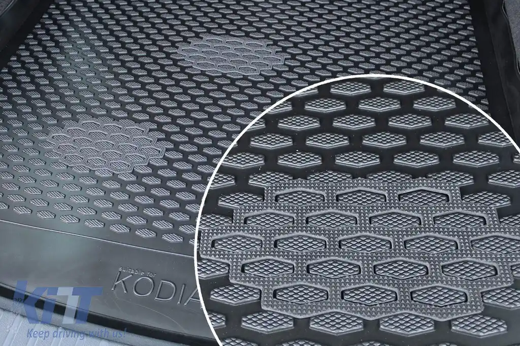 Set of Gumarny Zubri anti-slip pads, size 205x110x3mm, 3 pieces, black-image-6252715