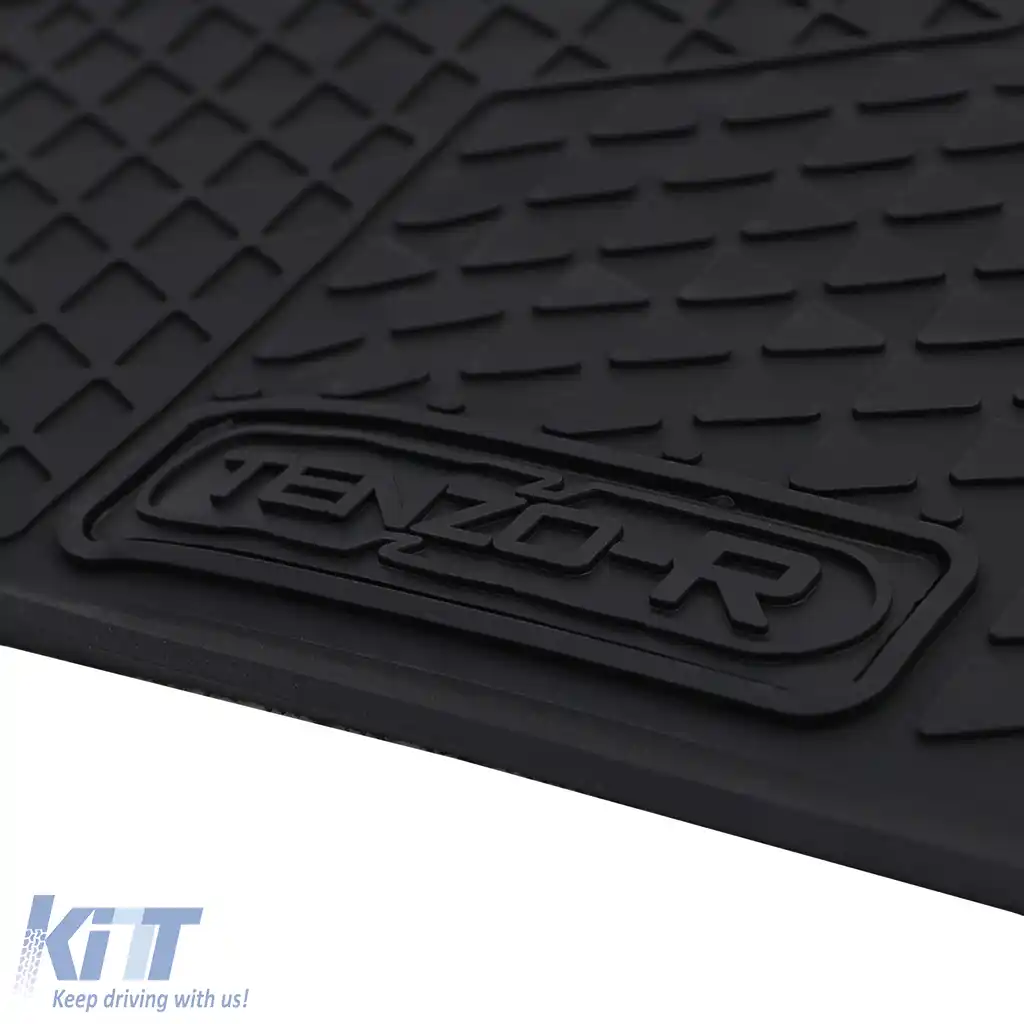 Set premium de covorașe de cauciuc pentru podea, negre, pentru VW Up, Skoda Citigo, Seat Mii din 11-image-6195390