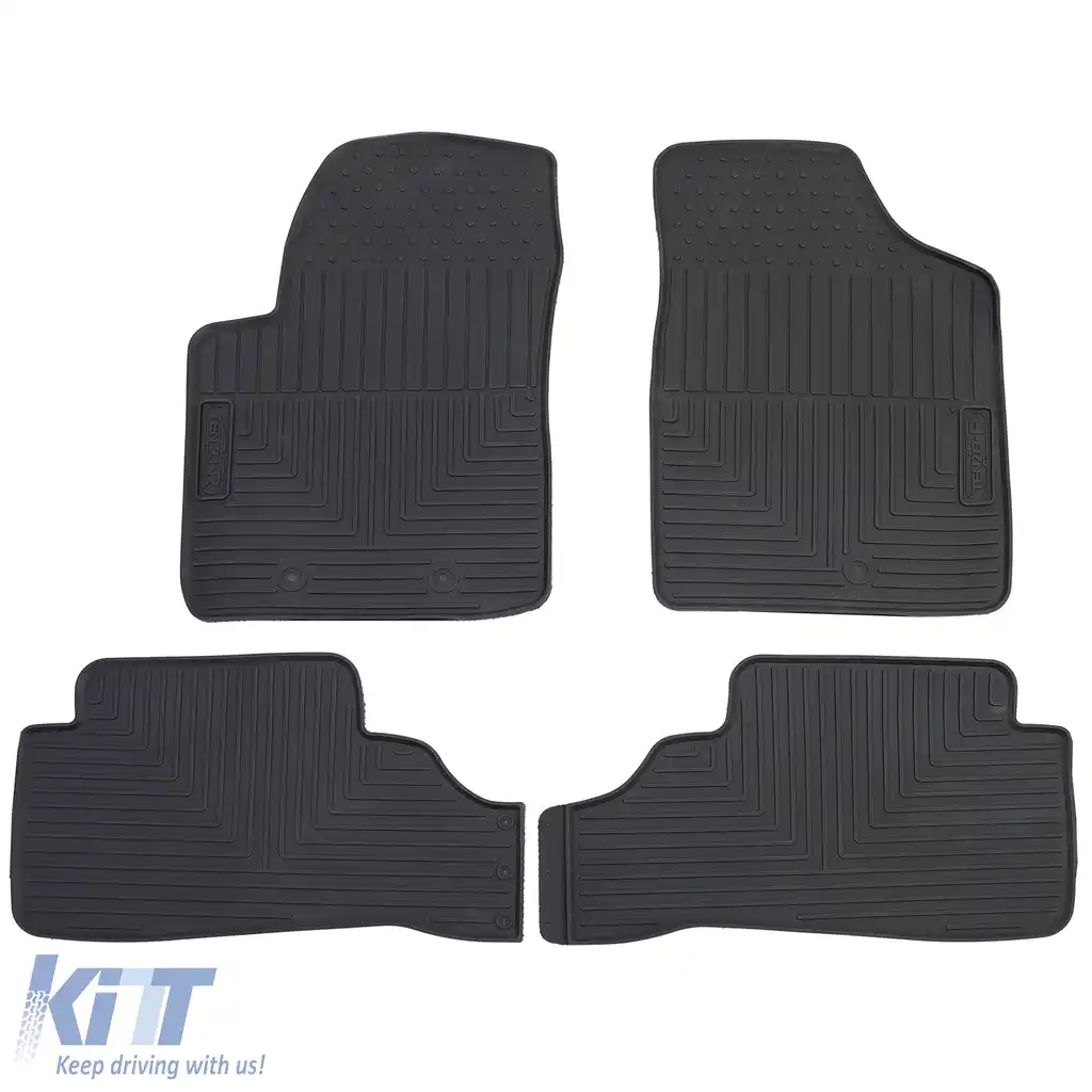 Set Premium de Covorașe de Cauciuc pentru Podea Negru pentru Hyundai i10 PA 07-13-image-6201059
