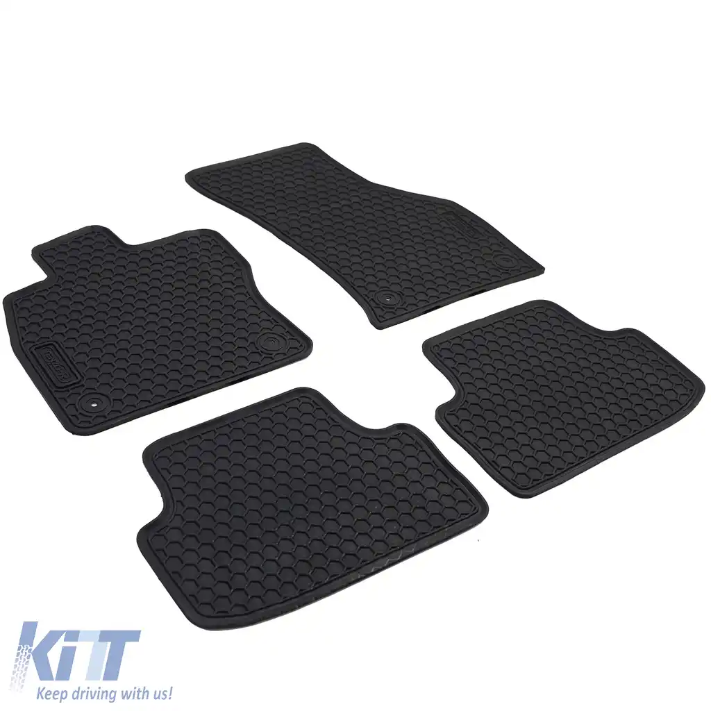 Set Premium de Covorașe de Cauciuc pentru Mașină Negru pentru Leon + Golf 7 + Audi A3 8V din 12-image-6193891