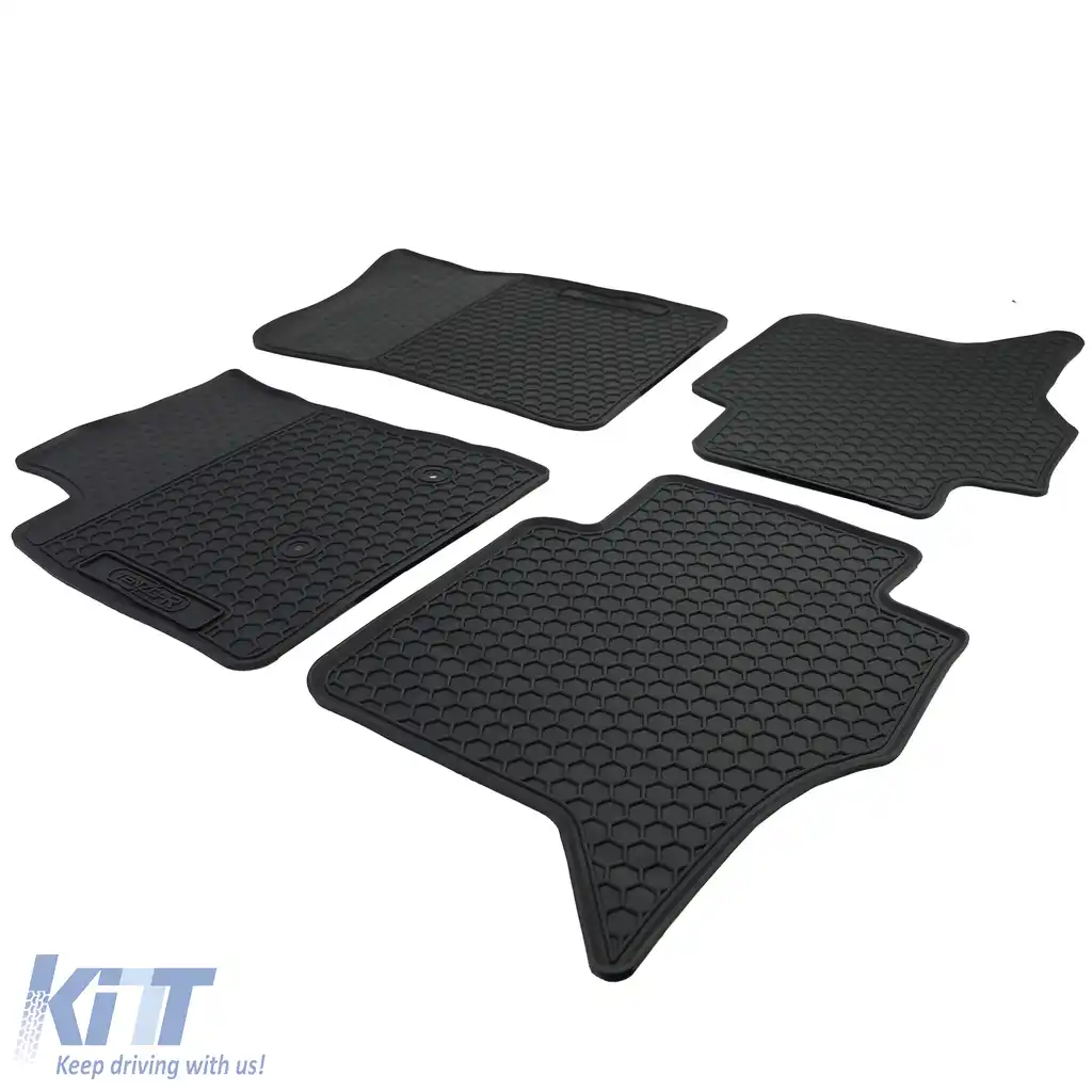 Set Premium de Covorașe din Cauciuc Negru pentru Mitsubishi Pajero 4 2007-2022-image-6200820