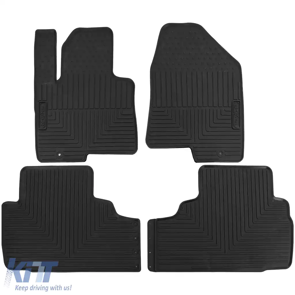 Set Premium de Covorașe din Cauciuc Negru pentru Hyundai ix35 2009-2015-image-6201068