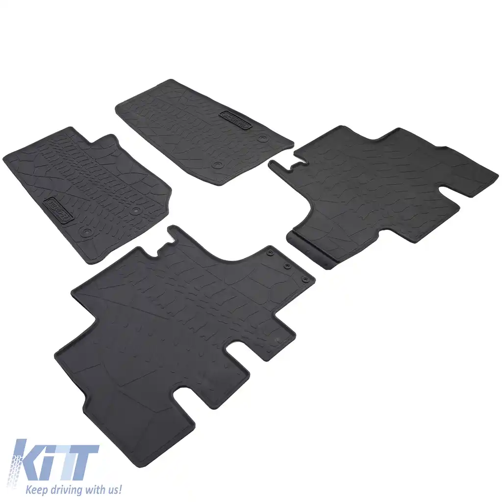 Set Premium de Covorașe din Cauciuc Negru pentru Jeep Wrangler JK 07-19-image-6202201