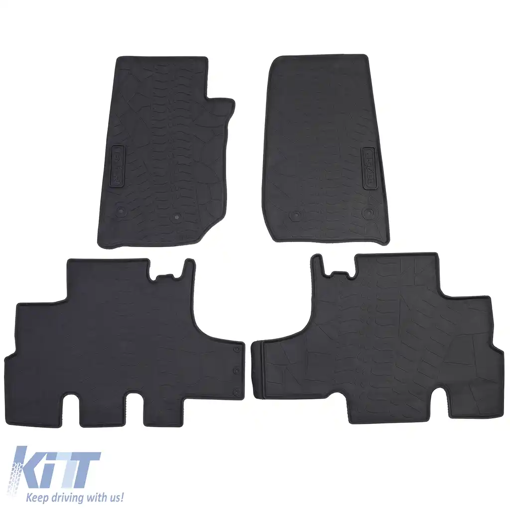 Set Premium de Covorașe din Cauciuc Negru pentru Jeep Wrangler JK 07-19-image-6202209