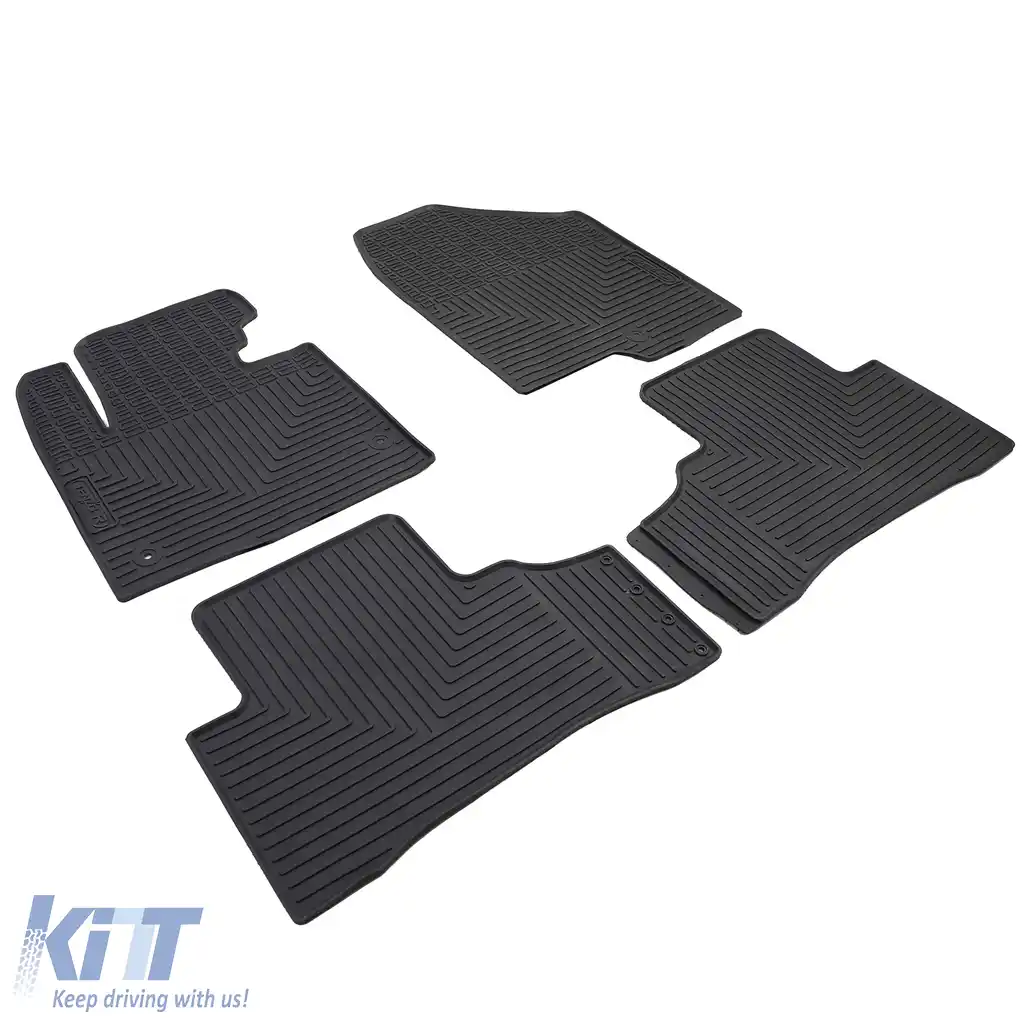 Set Premium de Covorașe din Cauciuc Negru pentru Hyundai Santa Fe 3 DM 12-18-image-6202228