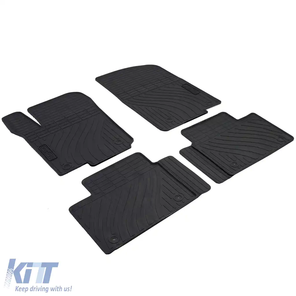 Set Premium de Covorașe din Cauciuc Negru pentru Mercedes GLE W166 2015-2018-image-6202533