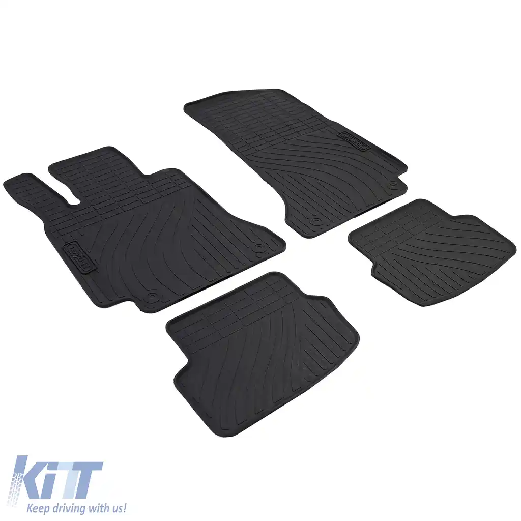 Set Premium de Covorașe din Cauciuc Negru pentru Mercedes C Coupe C205 2015-2018-image-6204784