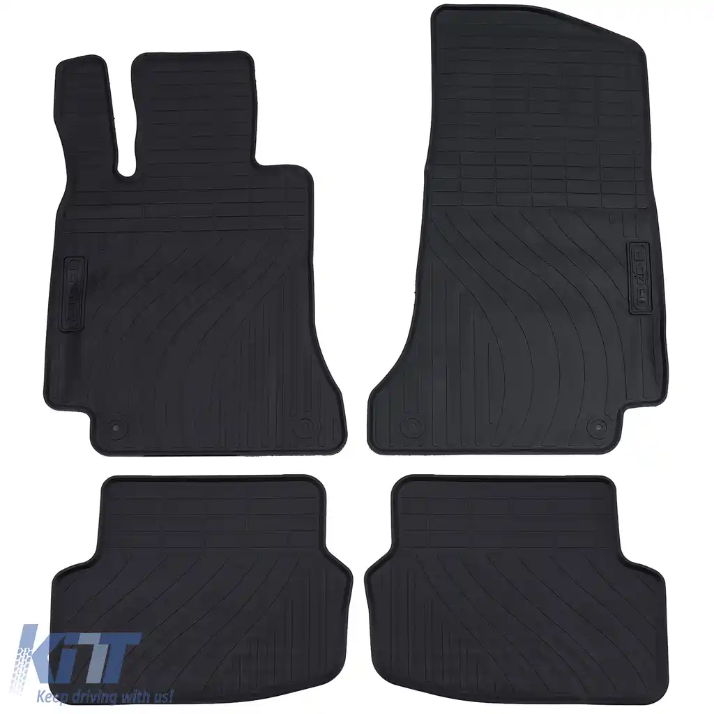 Set Premium de Covorașe din Cauciuc Negru pentru Mercedes C Coupe C205 2015-2018-image-6204791