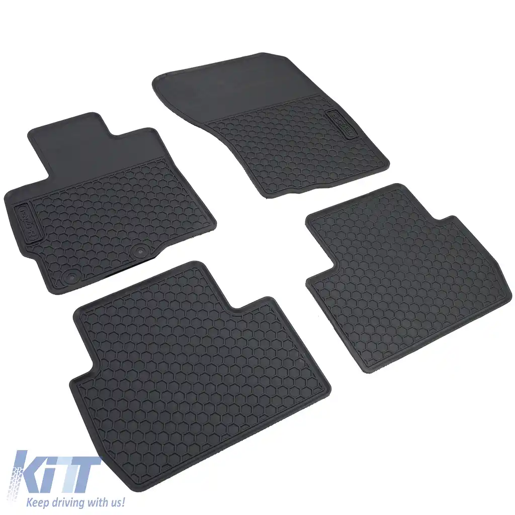 Set Premium de Covorașe din Cauciuc pentru Podea Negru pentru Mitsubishi Outlander 12-15-image-6191791
