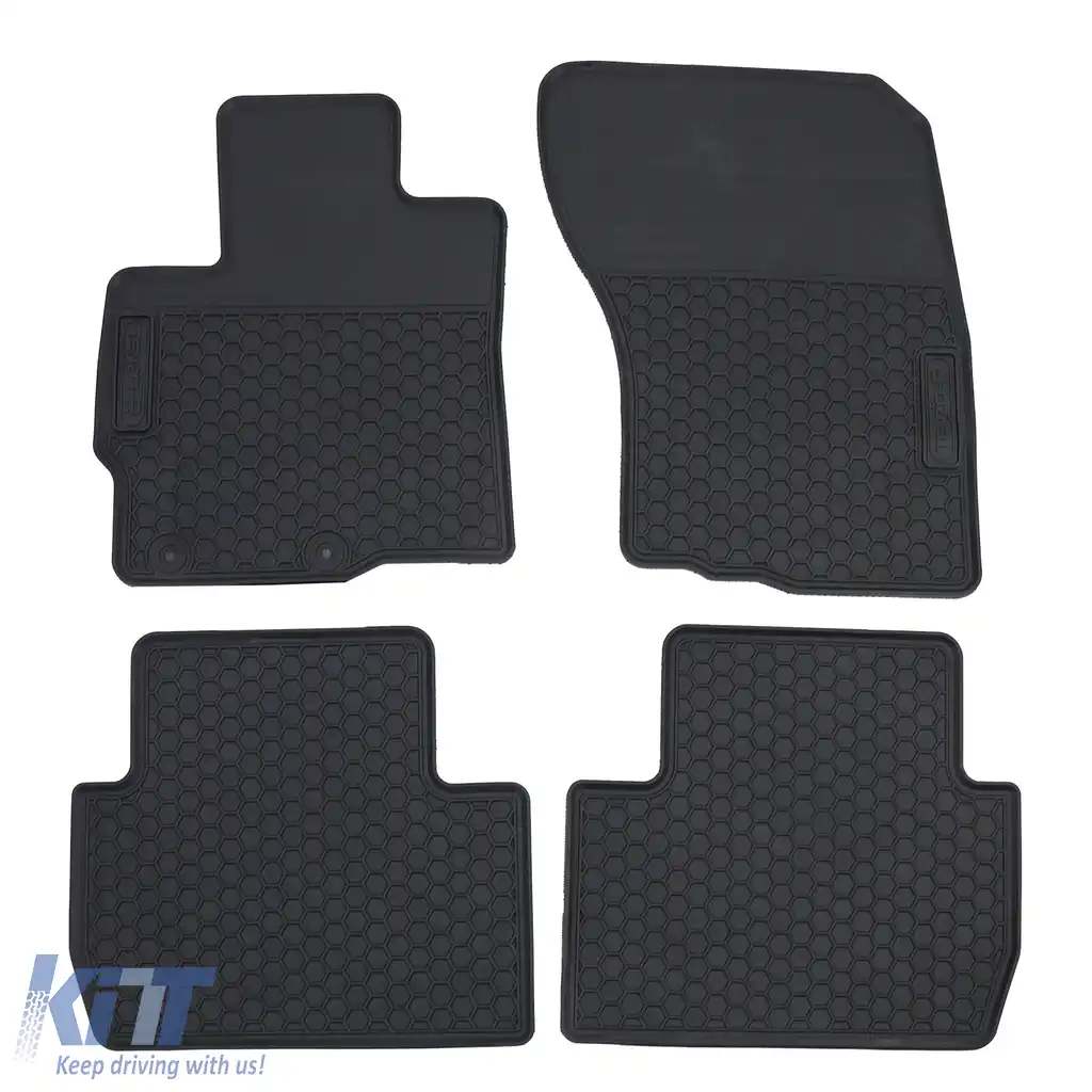 Set Premium de Covorașe din Cauciuc pentru Podea Negru pentru Mitsubishi Outlander 12-15-image-6191798