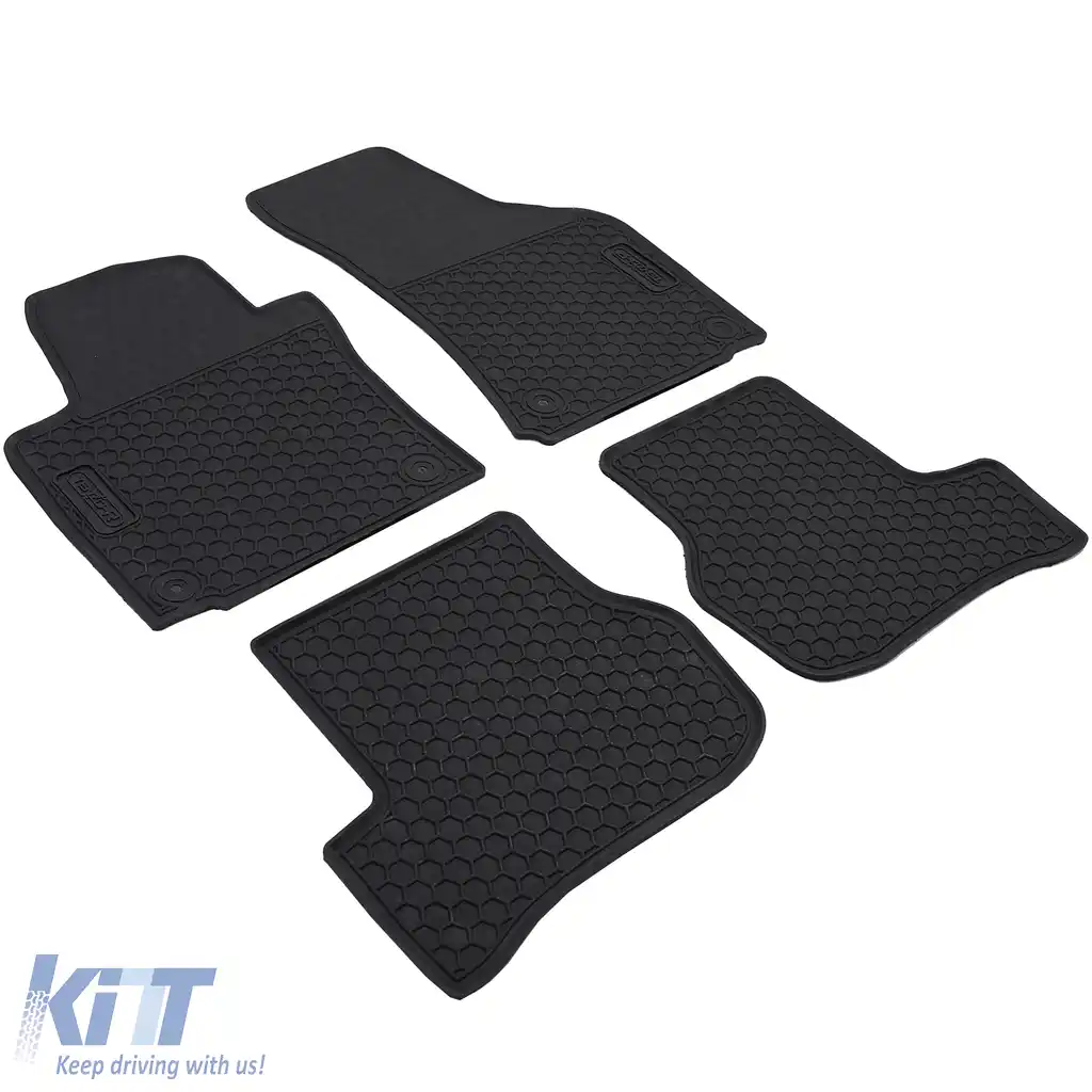 Set Premium de Covorașe din Cauciuc pentru Podea Negru pentru VW Golf 5 Scirocco Golf 6-image-6195379