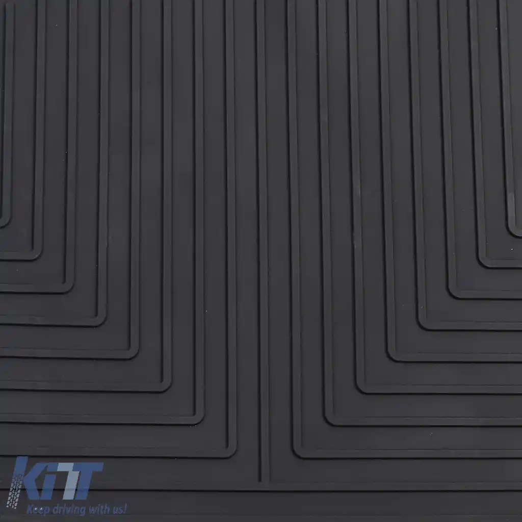 Set Premium de Covorașe din Cauciuc pentru Podea Negru pentru Hyundai Santa Fe CM 06-12-image-6195398