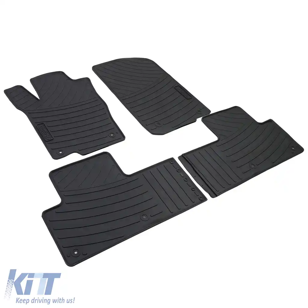 Set Premium de Covorașe din Cauciuc pentru Podea Negru pentru Mercedes M-Class ML W164 2005-2011-image-6196422