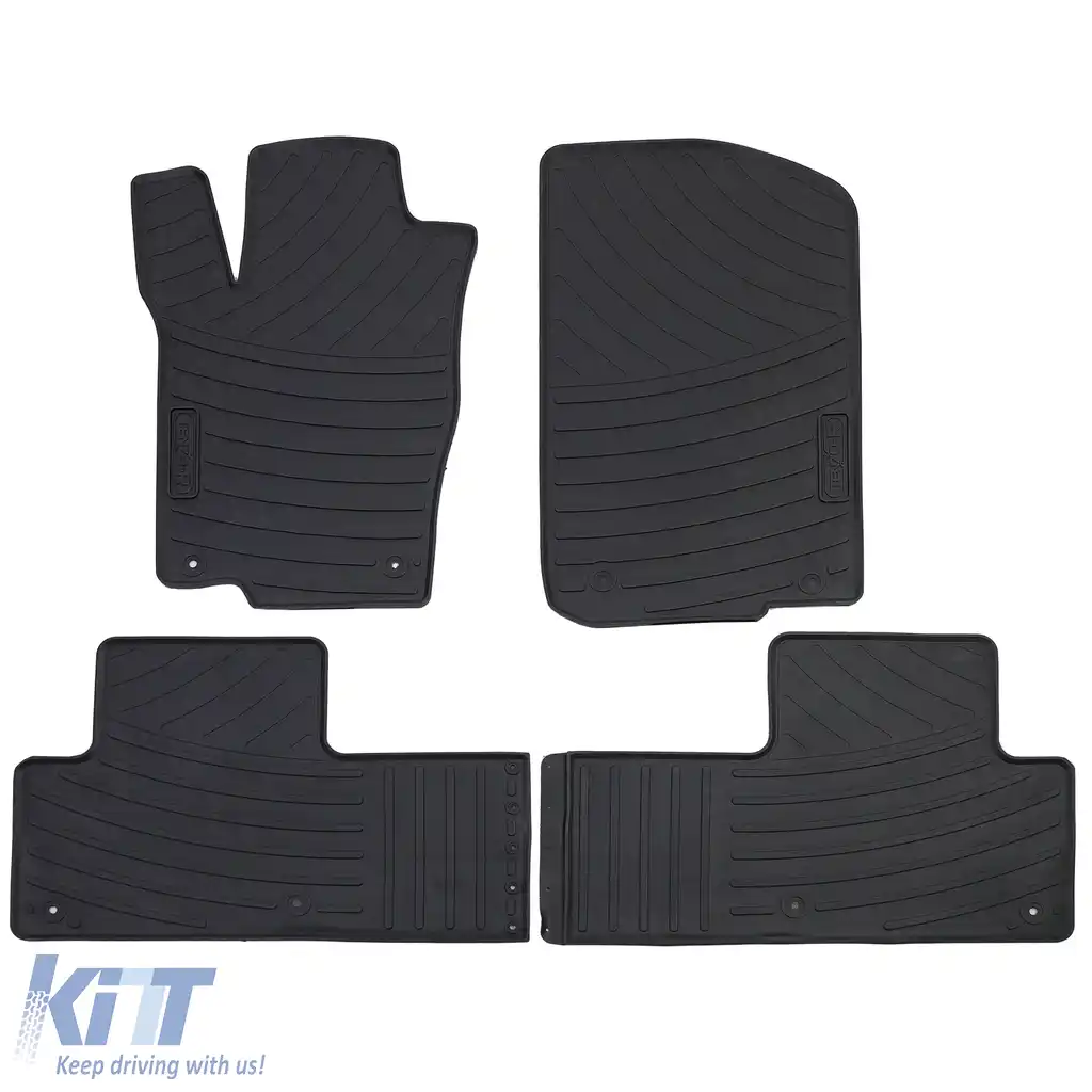 Set Premium de Covorașe din Cauciuc pentru Podea Negru pentru Mercedes M-Class ML W164 2005-2011-image-6196430