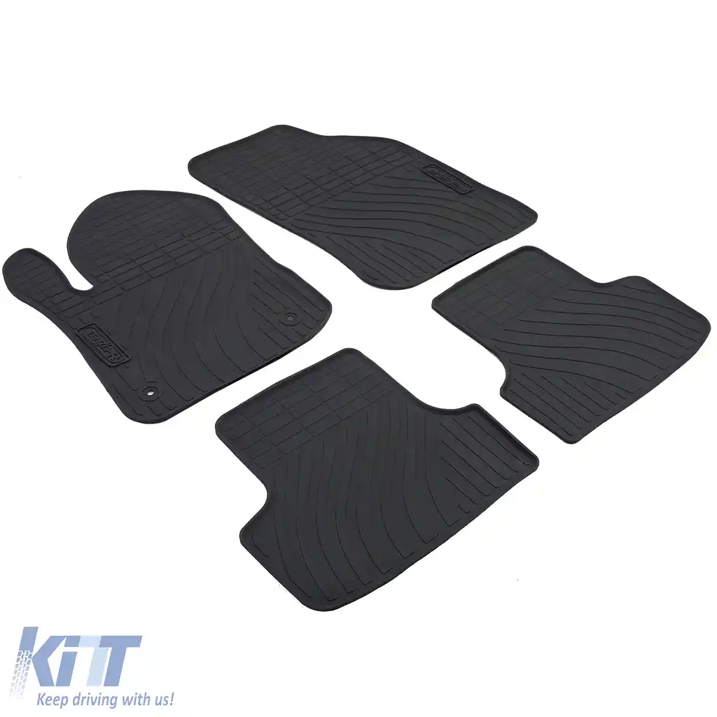Set Premium de Covorașe din Cauciuc pentru Podea Negru pentru Peugeot 208 12-19-image-6199529