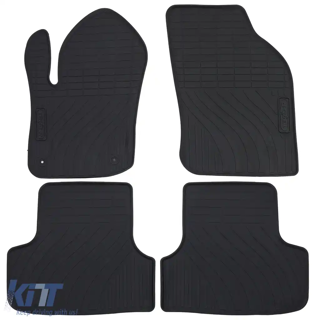 Set Premium de Covorașe din Cauciuc pentru Podea Negru pentru Peugeot 208 12-19-image-6199536