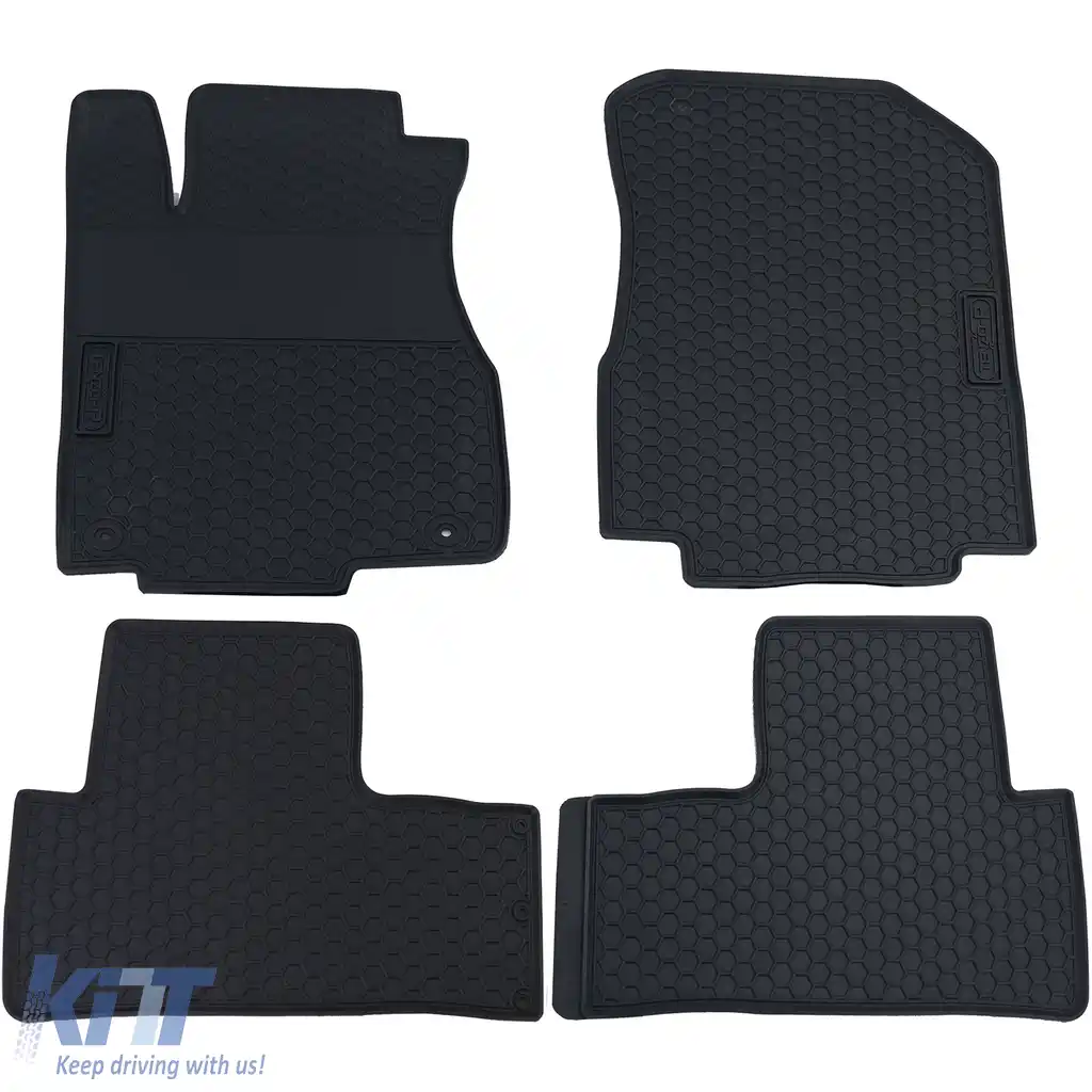 Set Premium de Covorașe din Cauciuc pentru Podea Negru pentru Honda CR-V 4 12-18-image-6199555