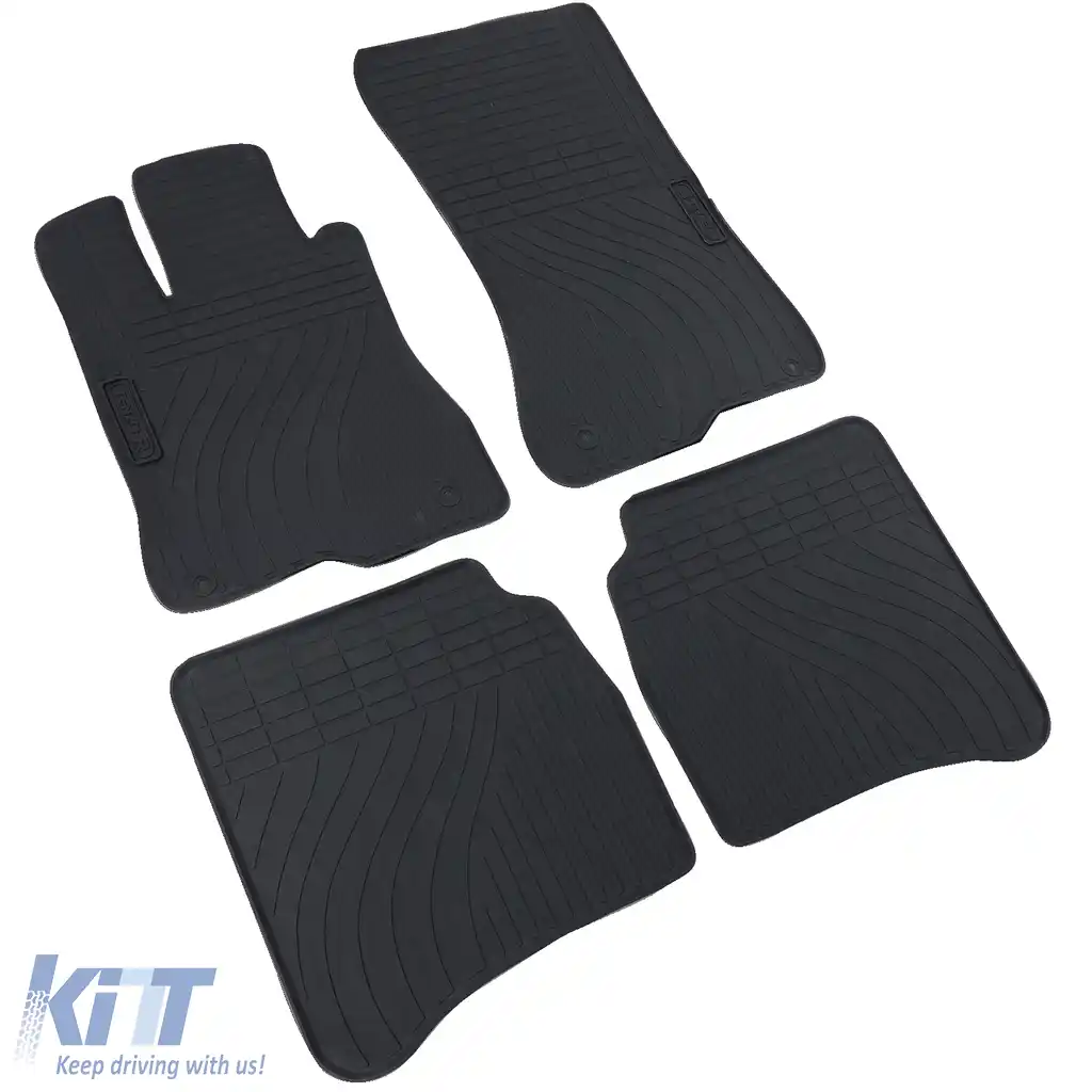 Set Premium de Covorașe din Cauciuc pentru Podea Negru pentru Mercedes S-Class W221 05-13-image-6202183