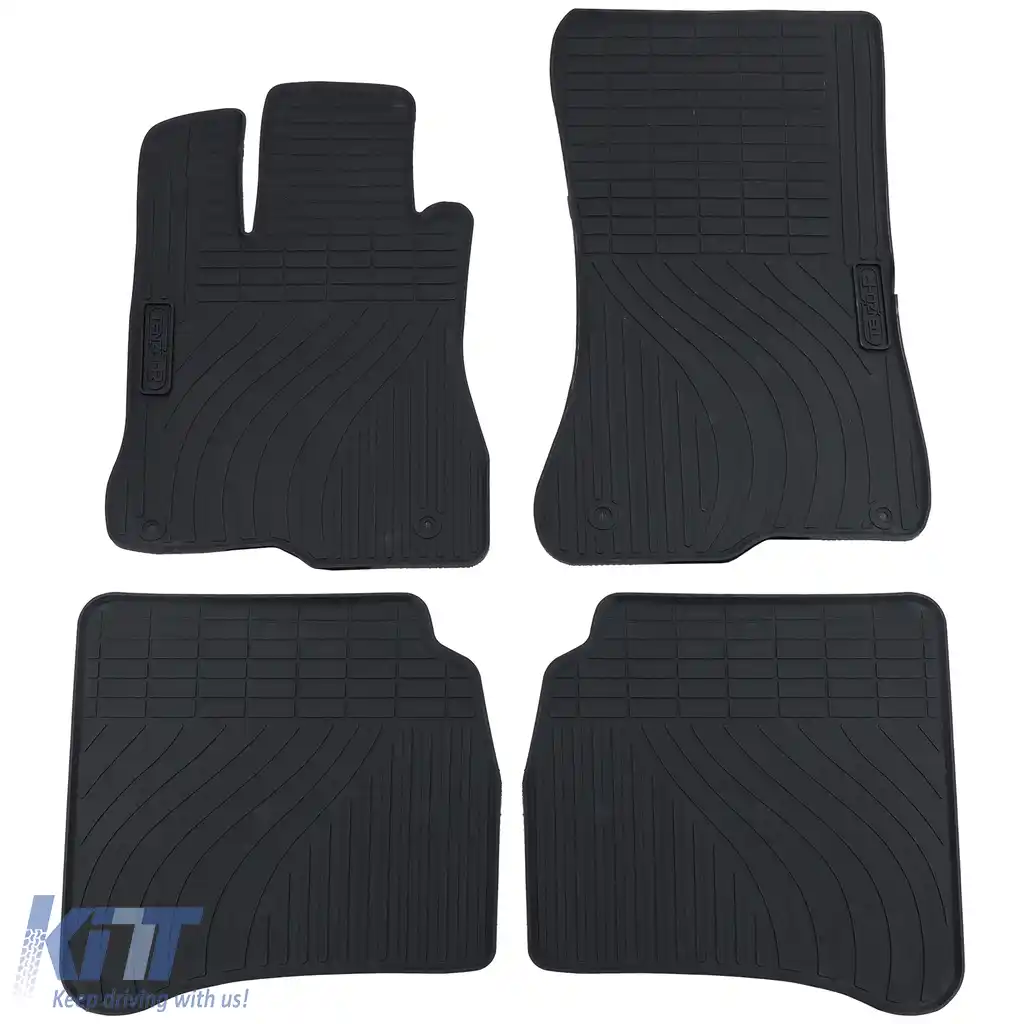 Set Premium de Covorașe din Cauciuc pentru Podea Negru pentru Mercedes S-Class W221 05-13-image-6202190