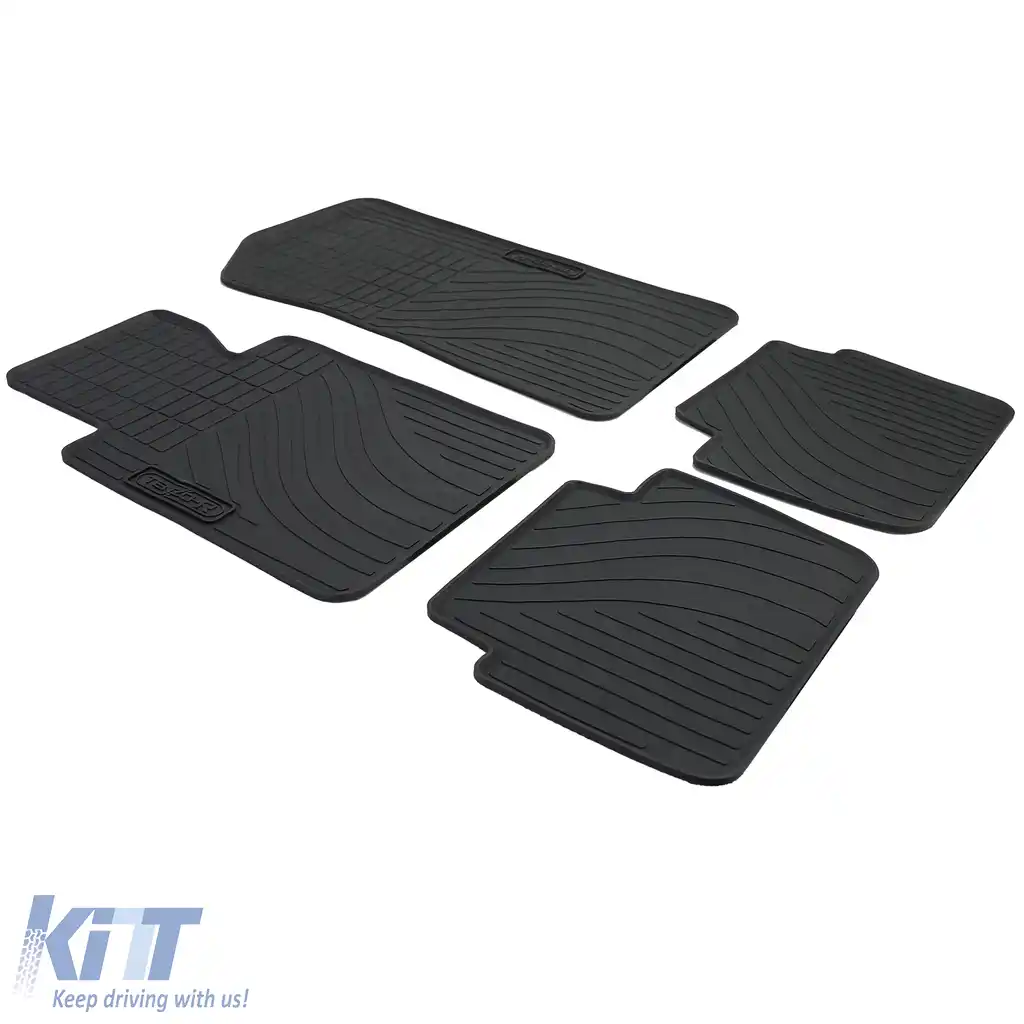 Set premium de covorașe din cauciuc pentru mașină, negre, potrivit pentru BMW E46 Sedan Touring 98-05-image-6191233