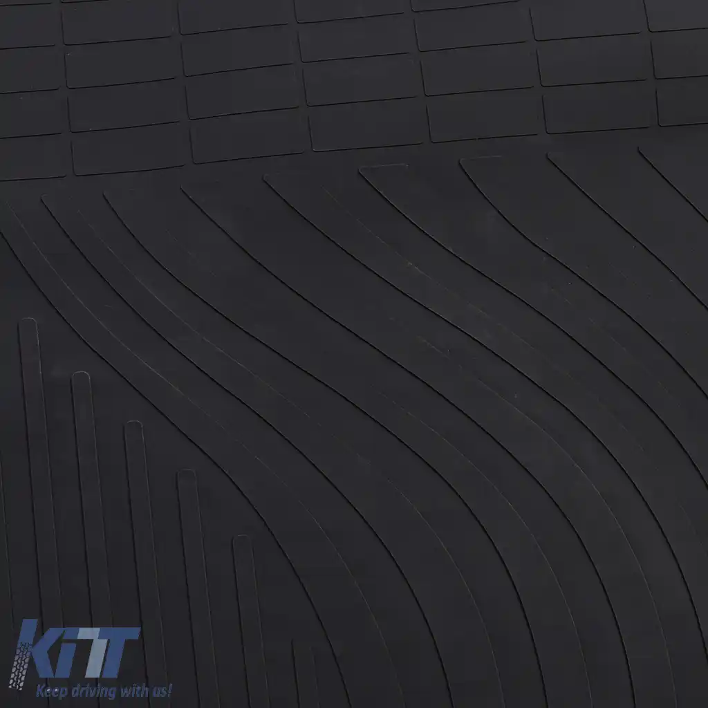 Set Premium de Covorașe din Cauciuc pentru Mașină Negru, potrivit pentru BMW Seria 7 F01 2008-2015-image-6192103