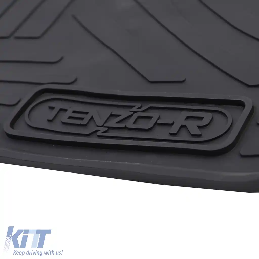 Set Premium de Covorașe din Cauciuc pentru Mașină Negru, potrivit pentru BMW Seria 7 F01 2008-2015-image-6192104