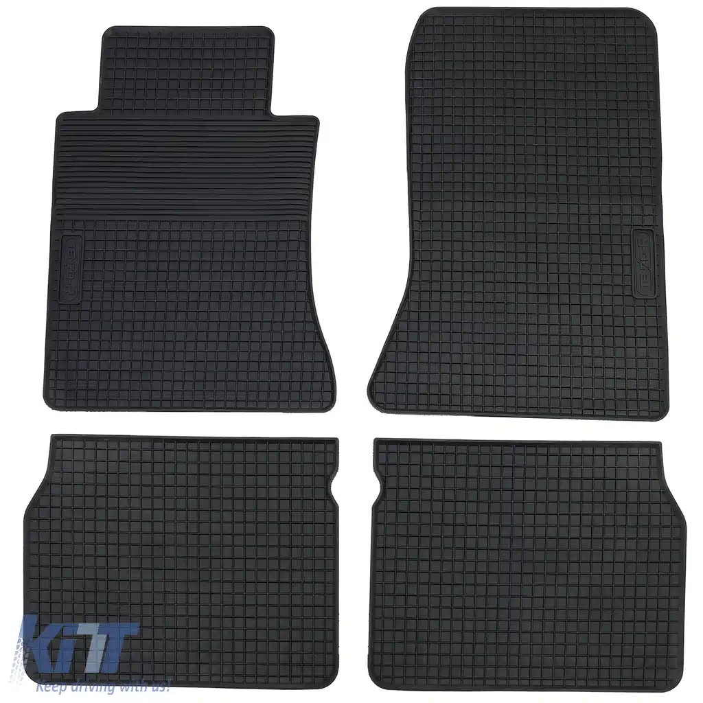 Set Premium de Covorase din Cauciuc Negru pentru Mercedes E-Class W124 84-97-image-6191781