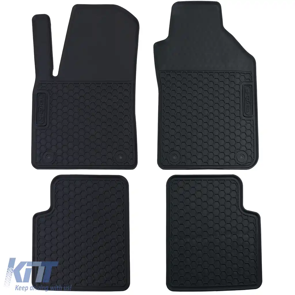 Set Premium de Covorase din Cauciuc Negru pentru Fiat 500 500C 2007-2022-image-6192143