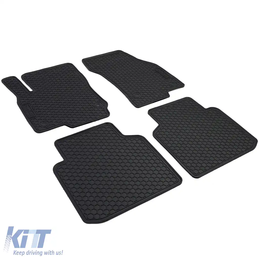 Set Premium de Covorase din Cauciuc Negru pentru Skoda Kodiaq 2017-2023-image-6193882