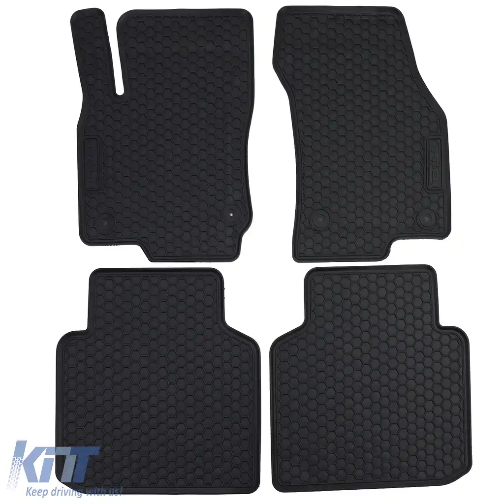 Set Premium de Covorase din Cauciuc Negru pentru Skoda Kodiaq 2017-2023-image-6193889