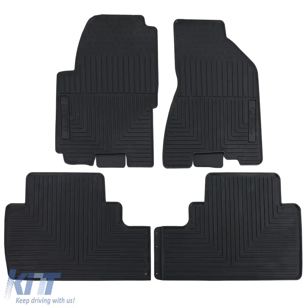 Set Premium de Covorase din Cauciuc Negru pentru Kia Sportage JE KM 04-10-image-6199322