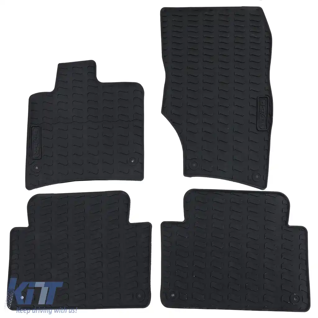 Set Premium de Covorase din Cauciuc Negru pentru Audi Q7 4L 06-15-image-6199495