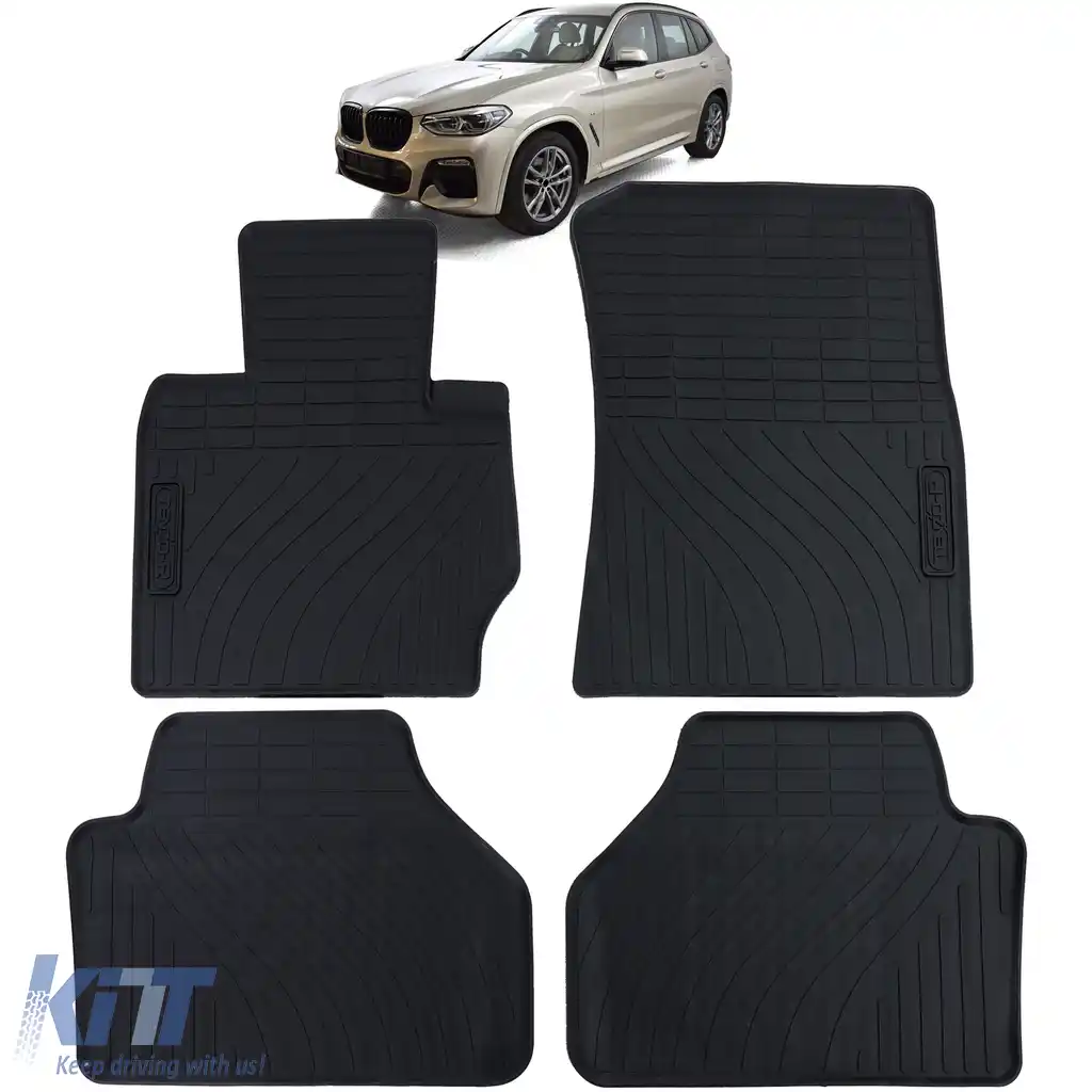 image-74-Set Premium de Covorase din Cauciuc Negru pentru BMW X3 F25 10-17