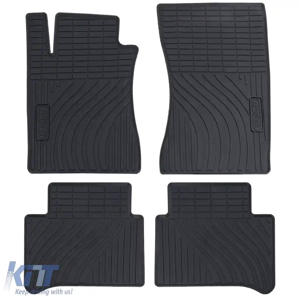 Set Premium de Covorase din Cauciuc Negru pentru Mercedes E-Class W211 S211 02-09-image-6200800